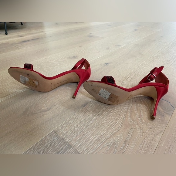 Manolo Blahnik Embellished Crystal Heels SZ 39 - Picture 3 of 3